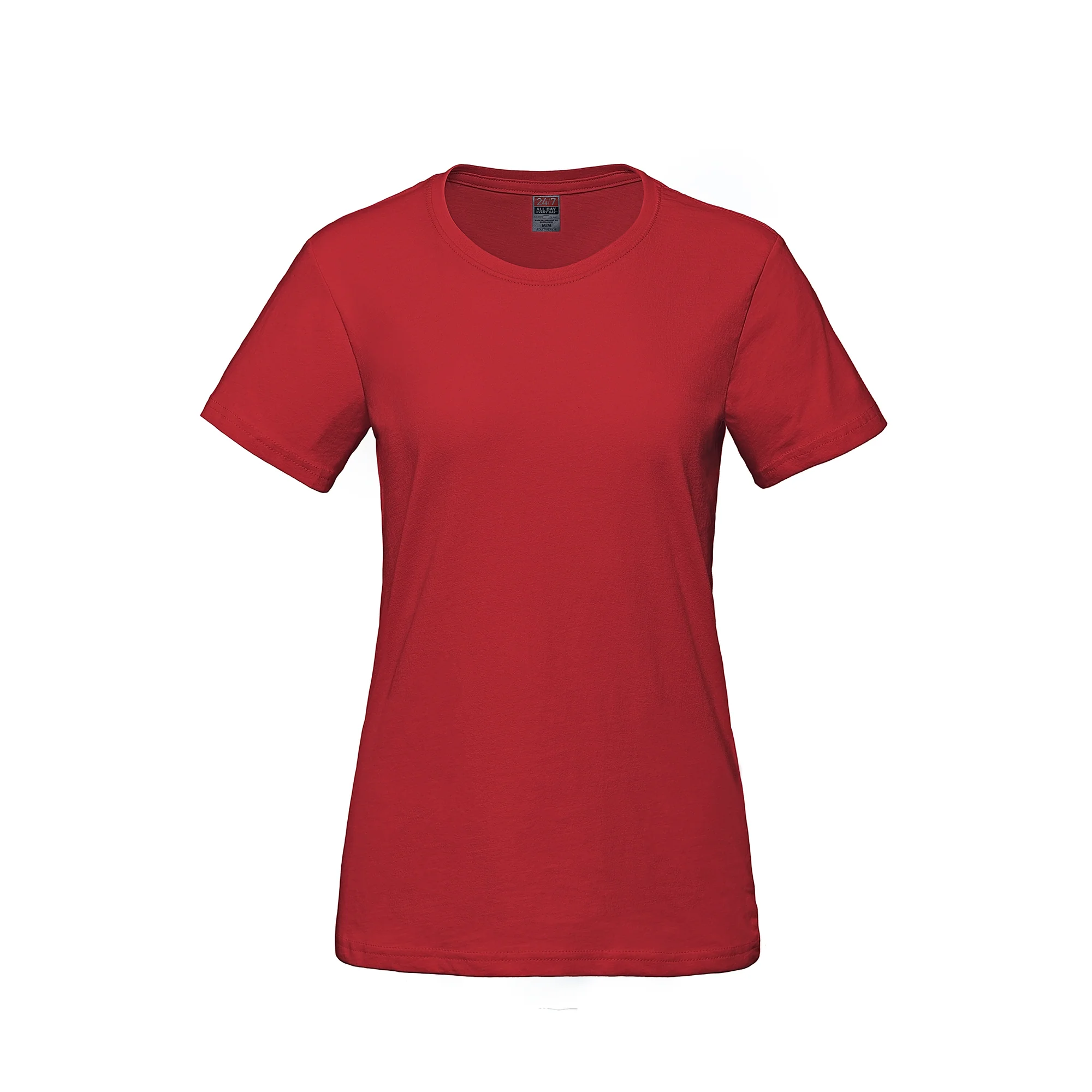 Ladies RING SPUN Combed Cotton Crewneck T-Shirt-CSW