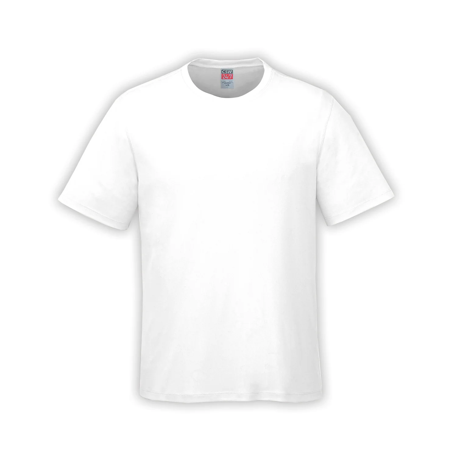 Adult RING SPUN Combed Cotton Crewneck T-Shirt-CSW
