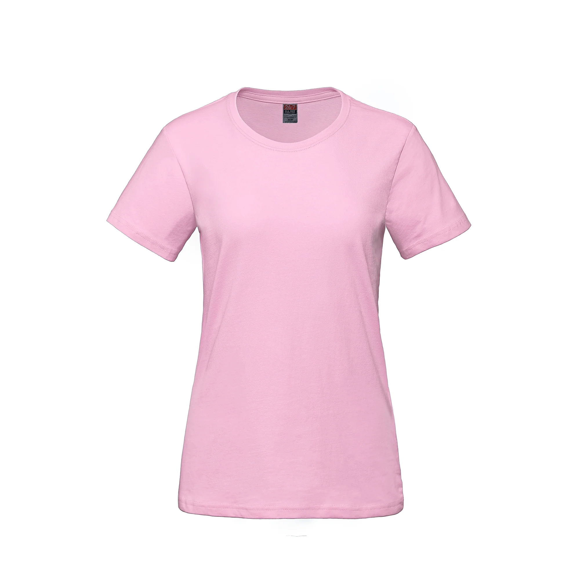 Ladies RING SPUN Combed Cotton Crewneck T-Shirt-CSW